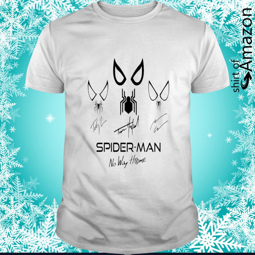 Best All Spider Man No way home signature t-shirt