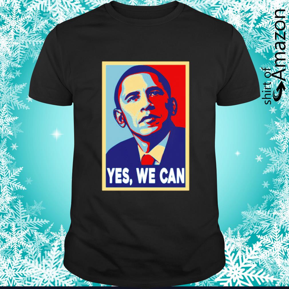 Best Barack Obama yes we can vintage shirt