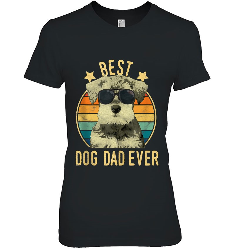Best Dog Dad Ever Shirt Mens Best Dog Dad Ever Shirt Miniature Schnauzer Father’s Day Gift Tank Top