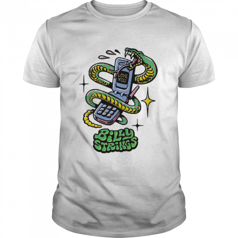 Billy strings store snake phone shirt