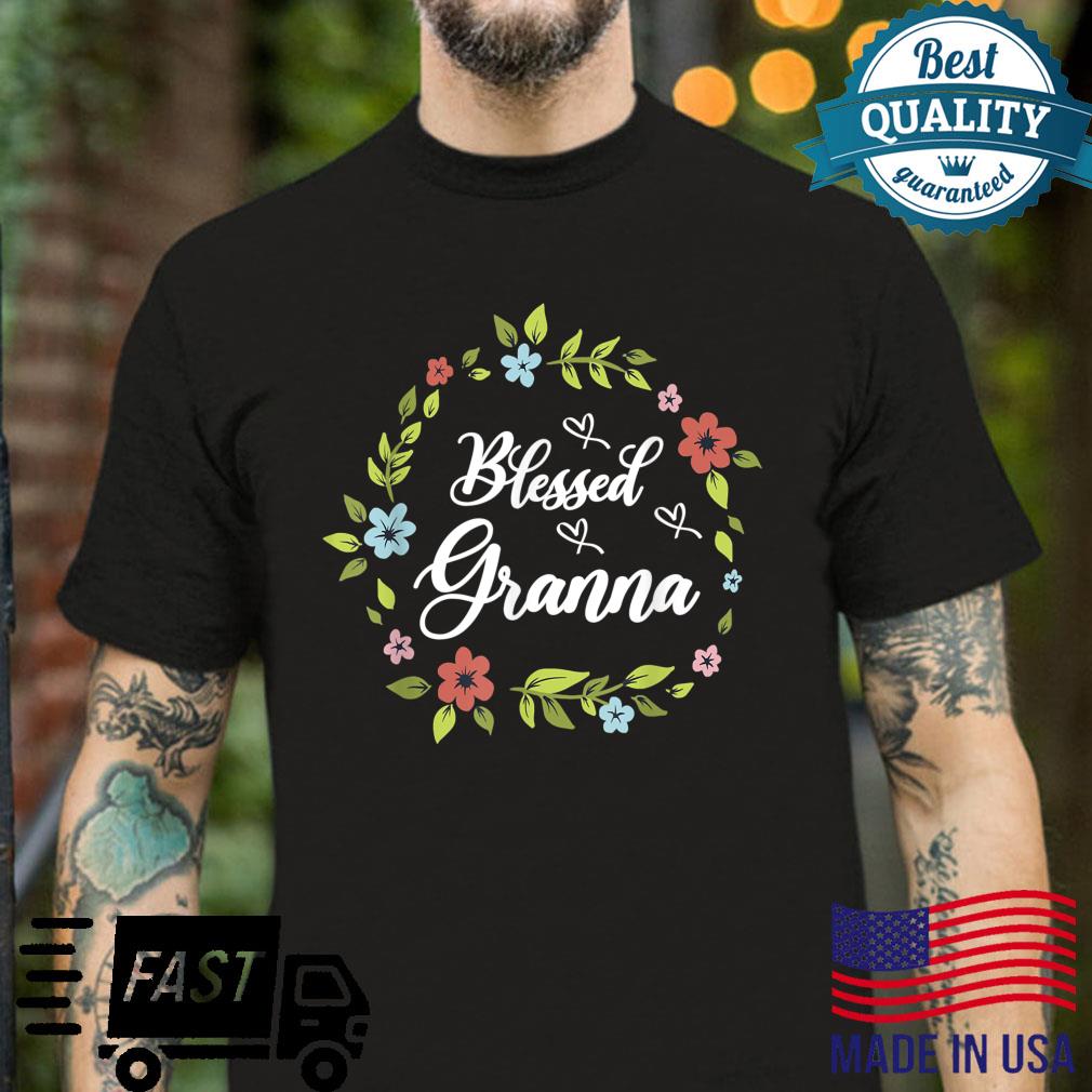 Blessed Granna Flower Shirt