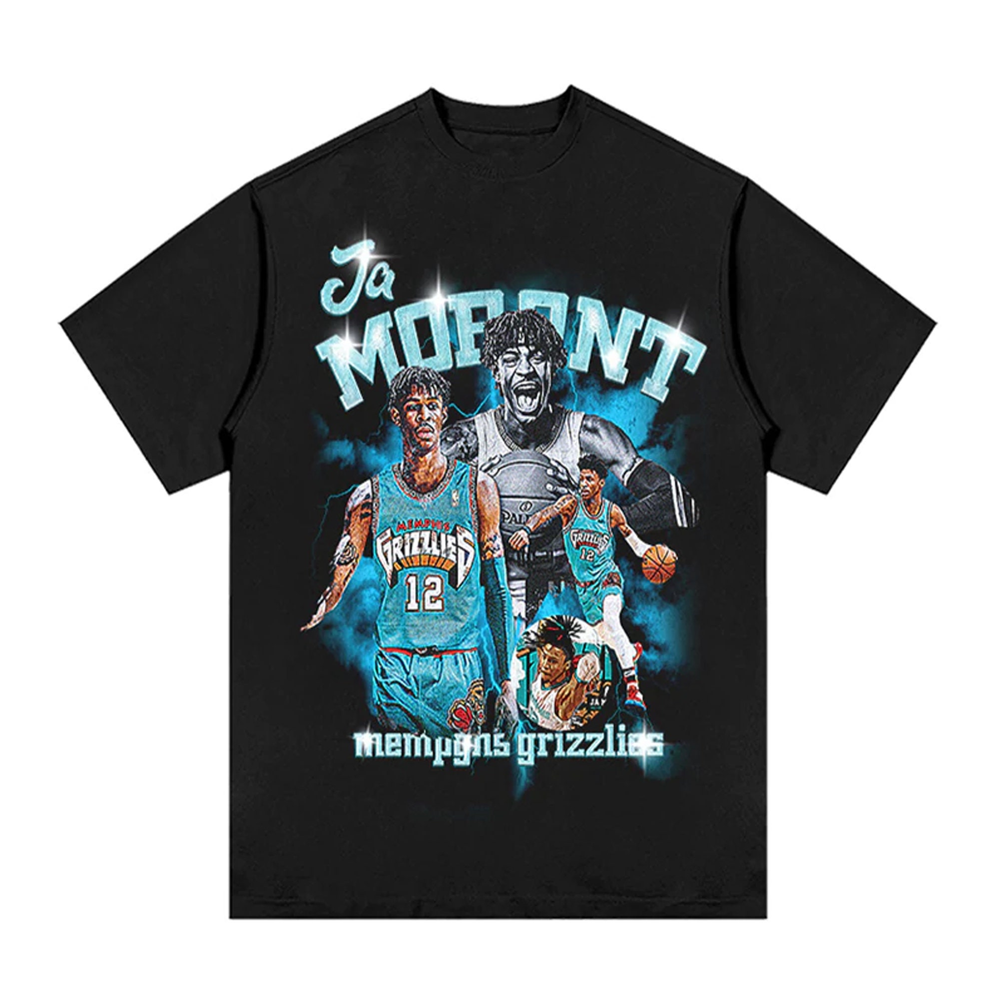 Blue Vintage 90s Ja Morant Bootleg Memphis Grizzlies Basketball Unisex T-Shirt