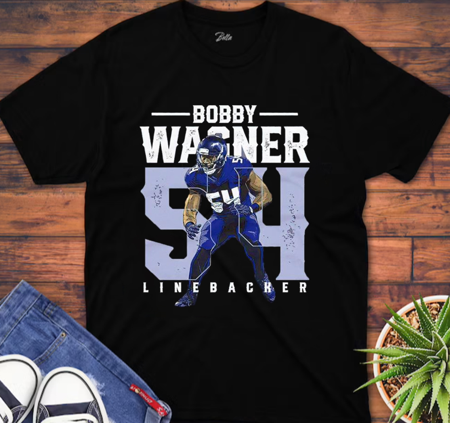 Bobby Wagner Seattle Poster Seattle Football Fan Gifts T-Shirt