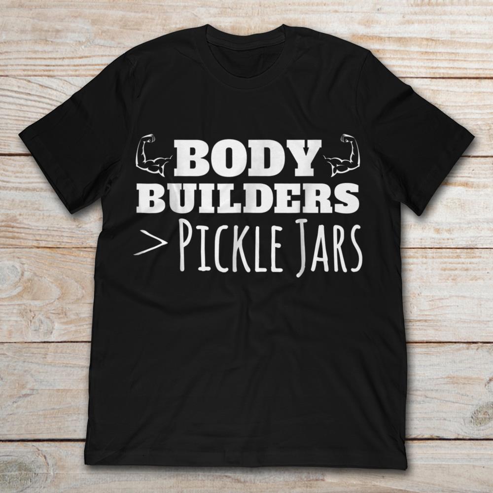 Body Builders Pickle Jar