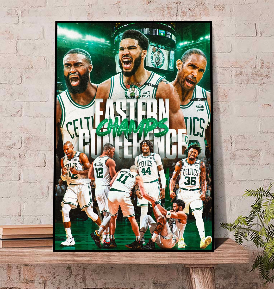 Boston 2022 Eastern Conference Champions Poster, Celtics Champions
