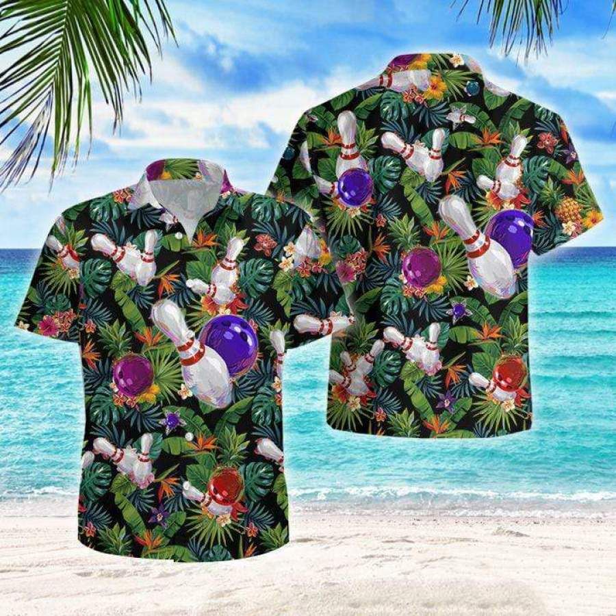 Bowling Art Aloha Hawaiian Shirts