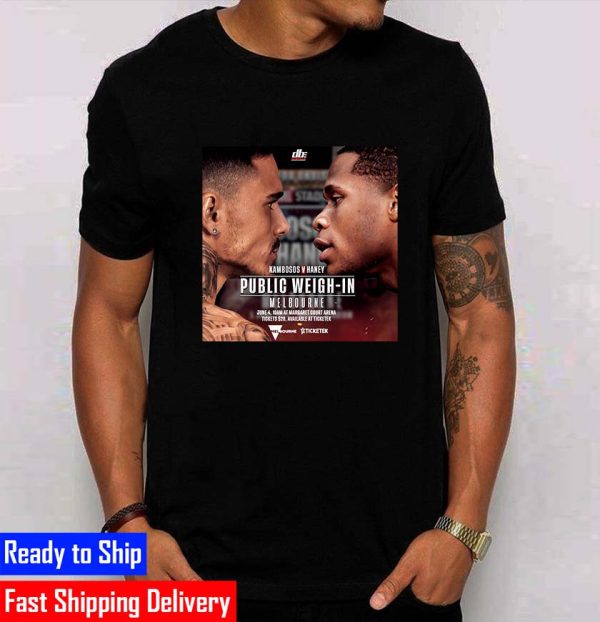 Boxing Official The Final Unification George Kambosos Jr vs Devin Haney Public Weigh In Unisex T-Shirt