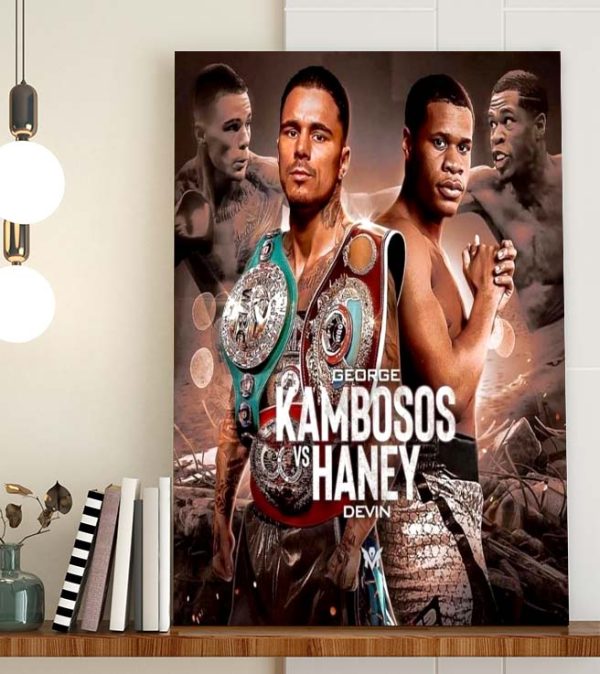 Boxing The Final Unification George Kambosos Jr vs Devin Haney Home Decor Poster Canvas