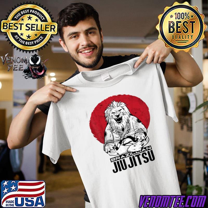 Brazilian Jiu Jitsu BJJ MMA Fighter Jiujitsu Funny Lion T-Shirt