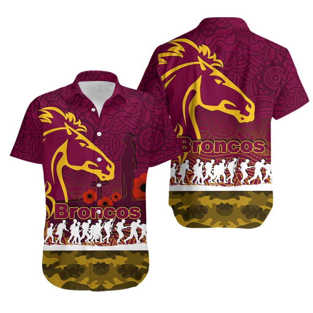 Brisbane Broncos Hawaiian Shirt Anzac Day Th4