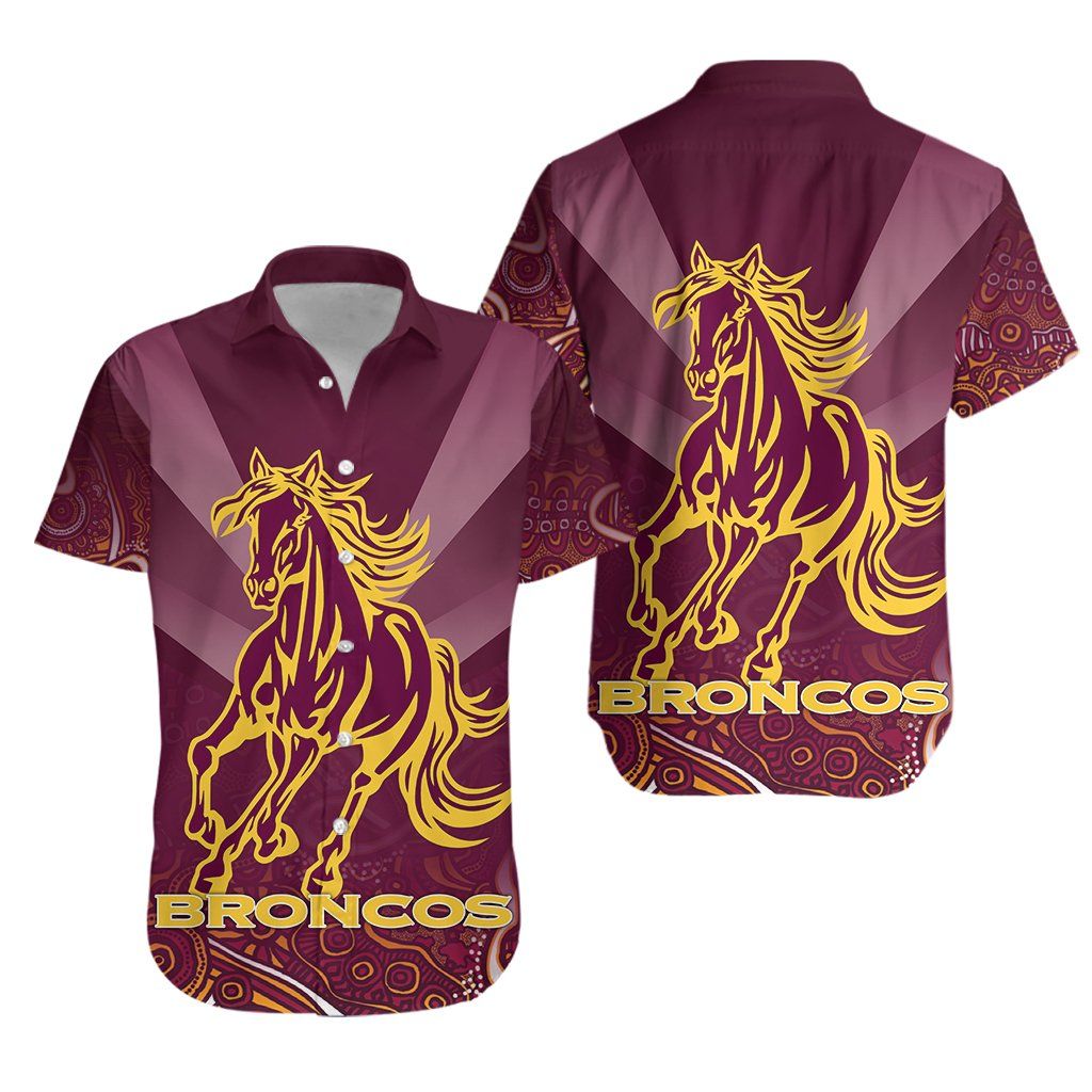 Brisbane Broncos Indigenous Hawaiian Shirt Th5