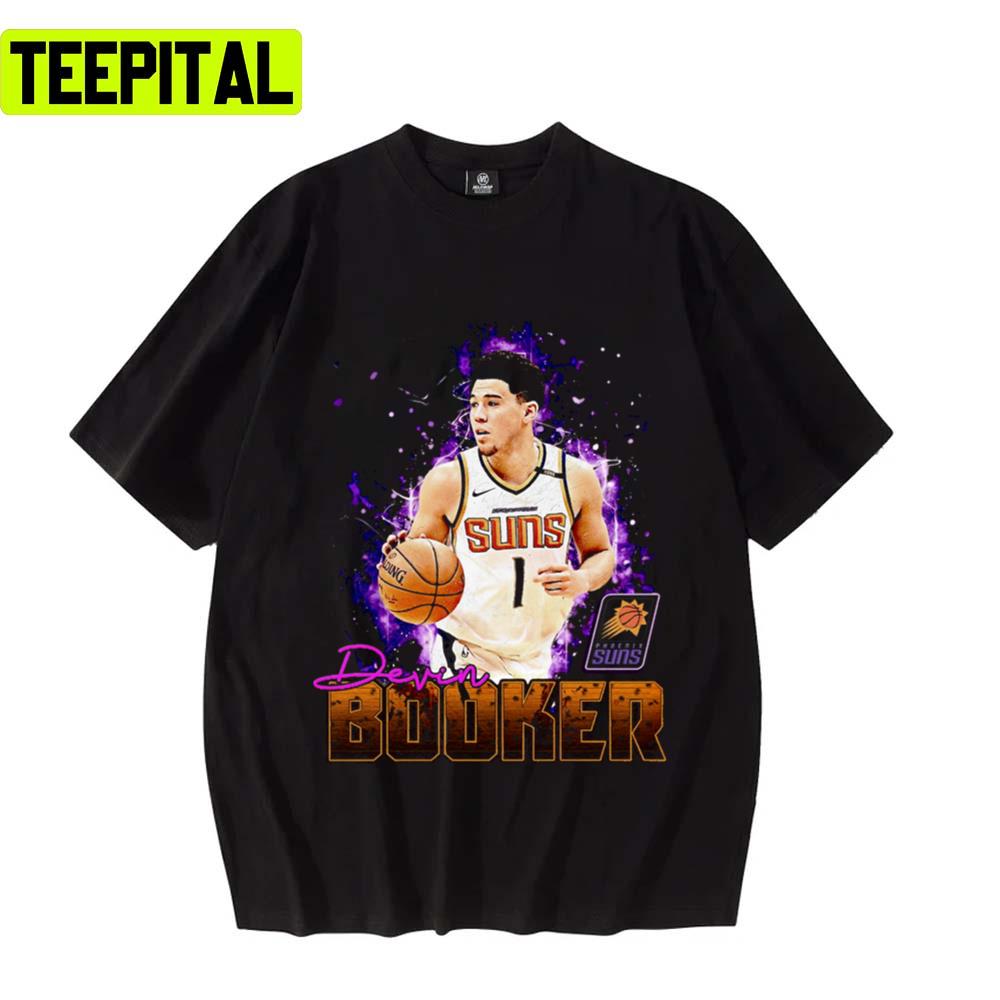 Brooker Vintage Retro 90s Phoenix Suns Basketball Unisex T-Shirt