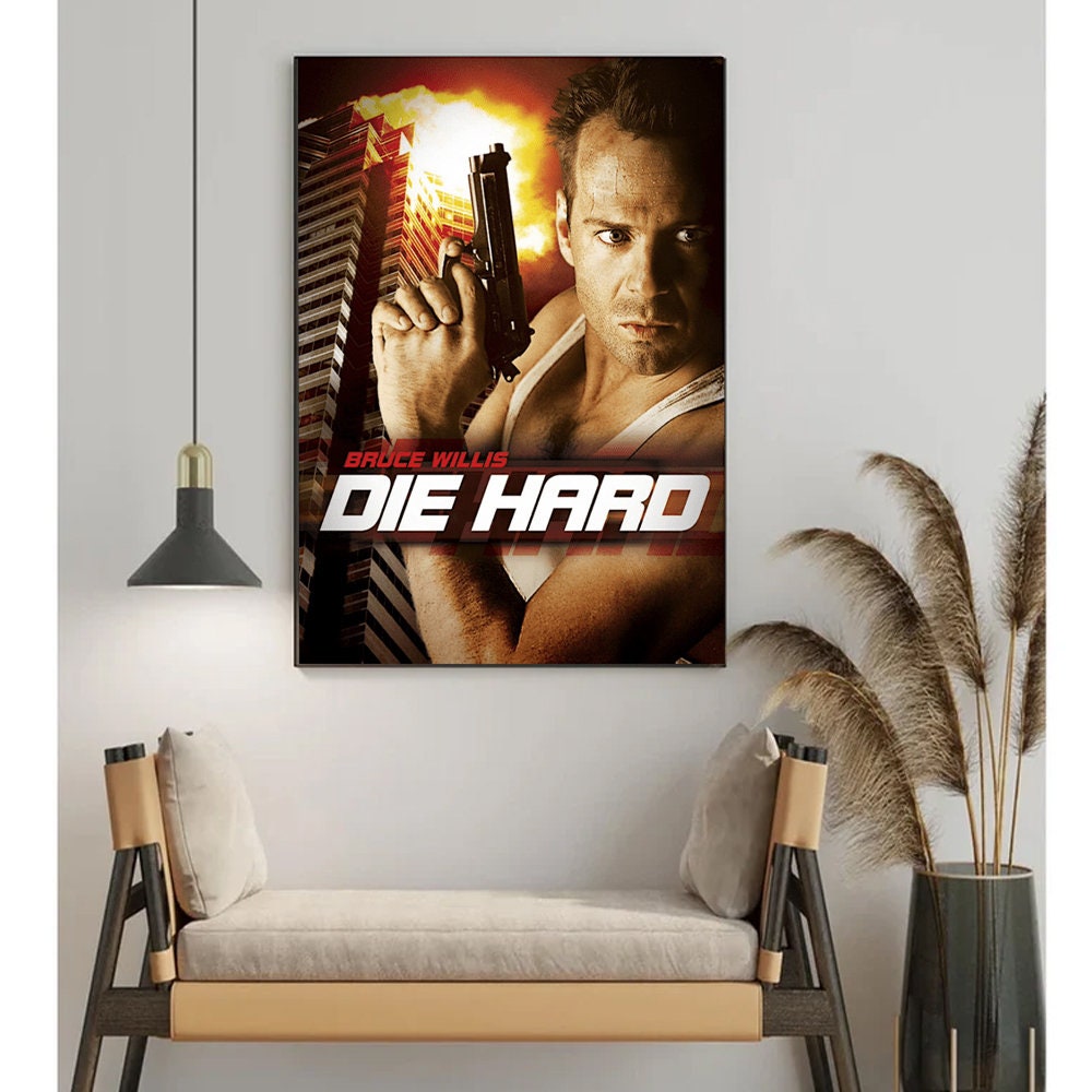 Bruce Willis Die Hard Retiring Fan Poster Wall Art