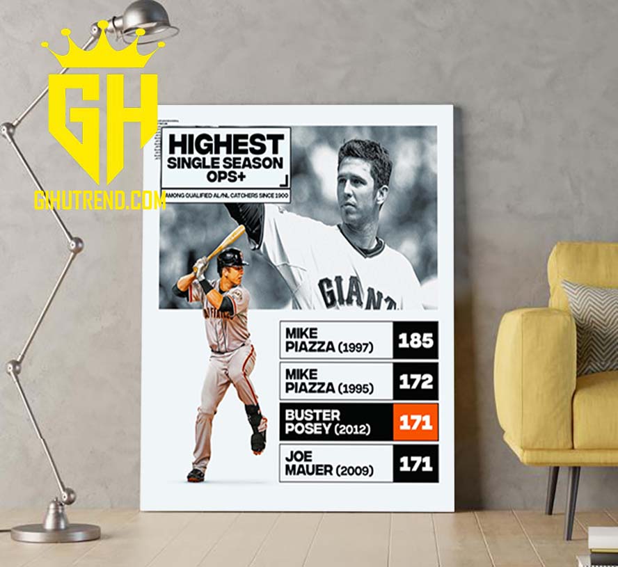 Buster Posey Was Different His MVP Year MLB Poster Canvas