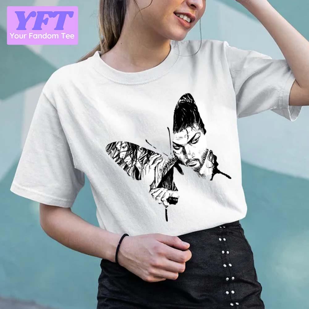 Butterfly Sasaki Kojiro And Musashi Miyamoto Vagabond 309 Frank Ocean Unisex T-Shirt