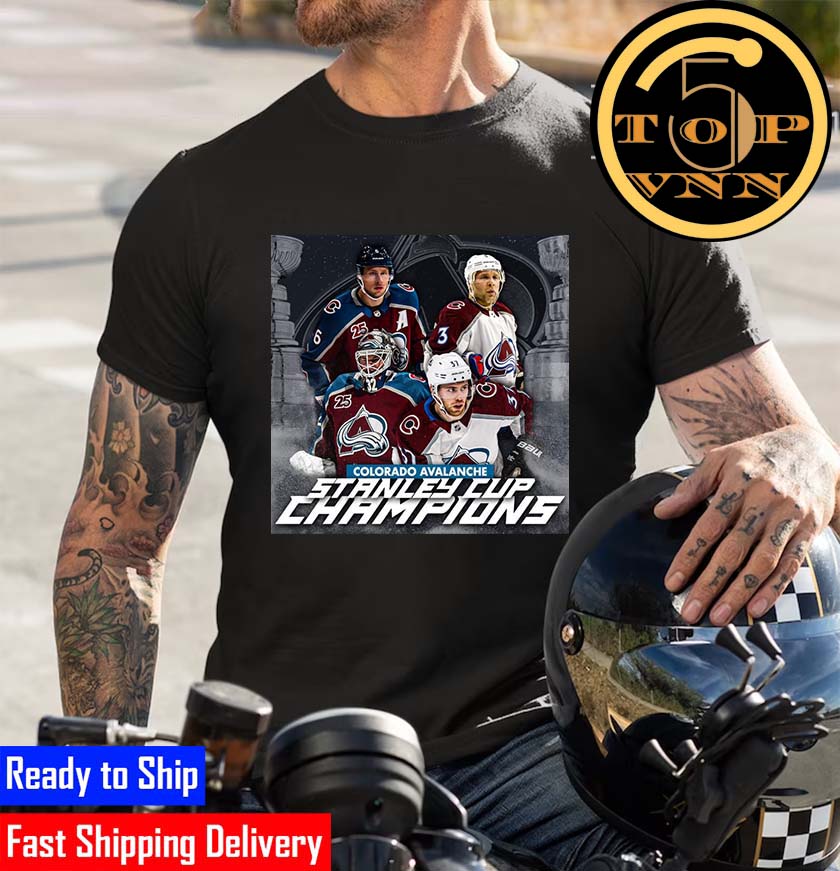BUY NOW NHL Colorado Avalanche Champions 2021-22 Stanley Cup Champions Unisex T-Shirt