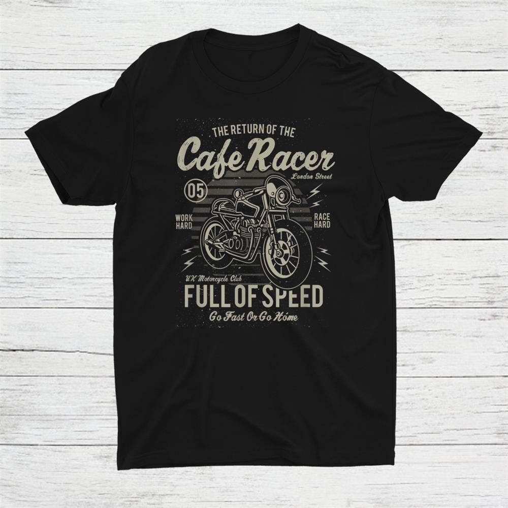 Cafe Racer Motorcycle Shirt
