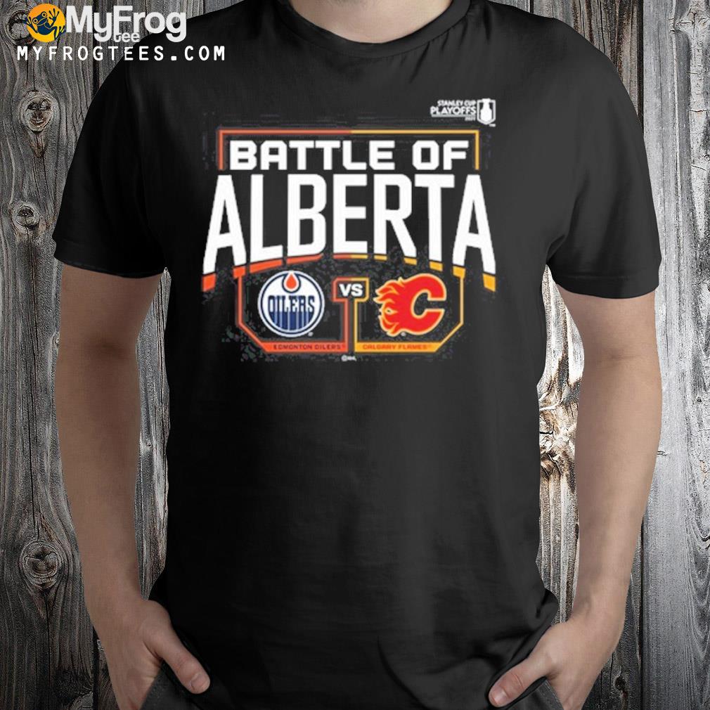 Calgary flames vs edmonton oilers 2022 stanley cup playoffs battle of alberta shirt