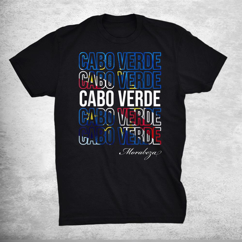 Cape Verdean Clothes Cabo Verde Cape Verde Flag Shirt