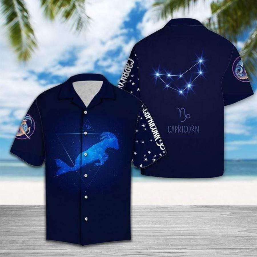Capricorn Horoscope Zodiac Hawaiian Shirt Birthday Gifts