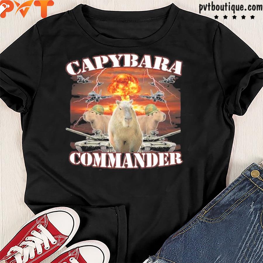 Capybara commander shirt