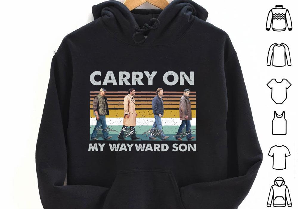 Carry On My Wayward Son Signatures