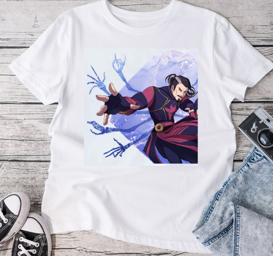 Cartoon Style Doctor Strange In The Multiverse Of Madness T-Shirt