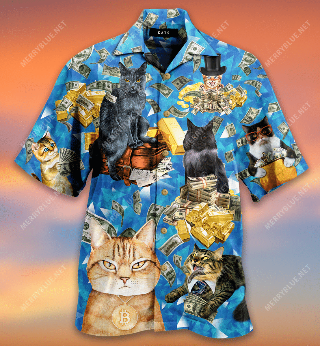 Cats Are Billionaires Hawaiian Shirt