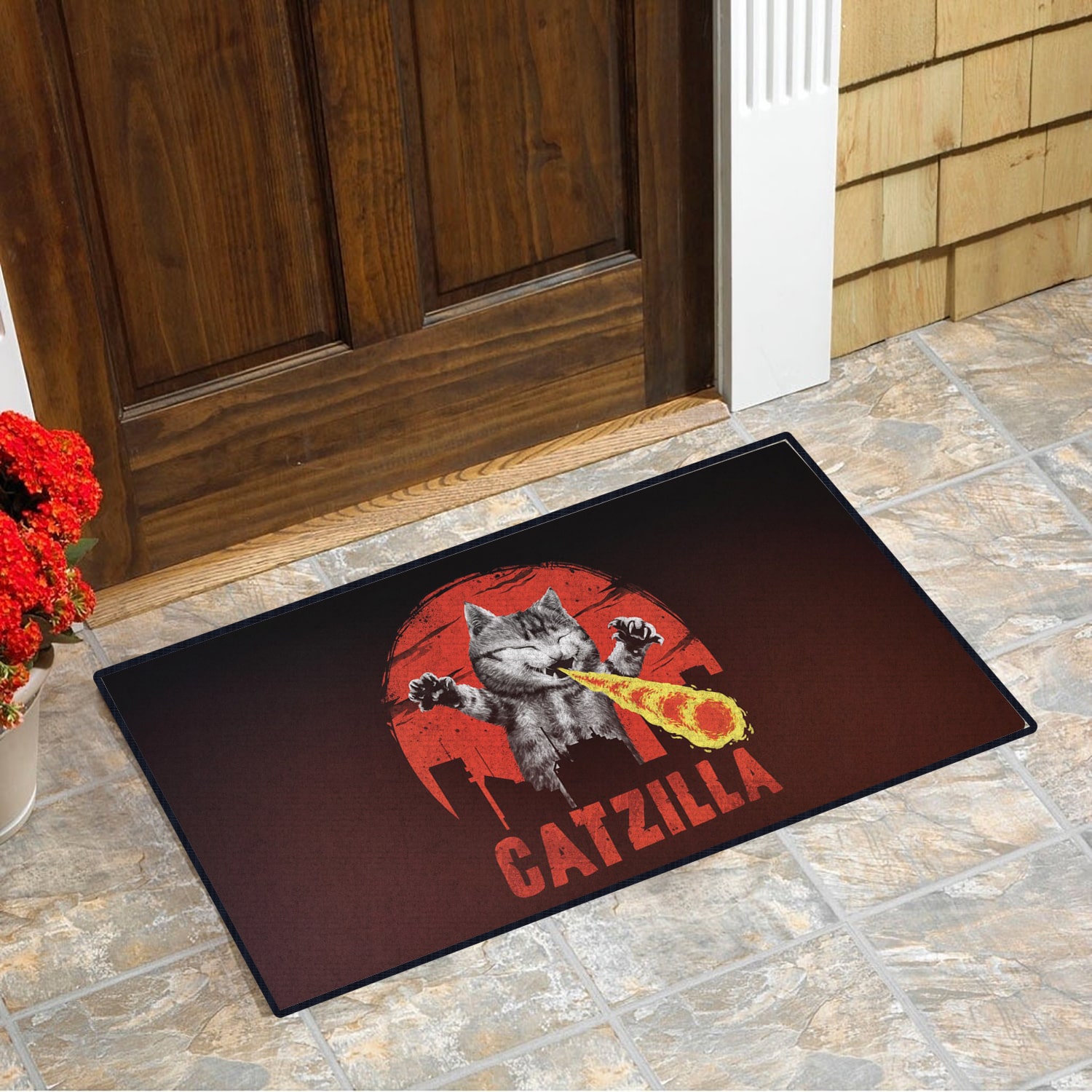 Catzilla Design Style Cat Doormat