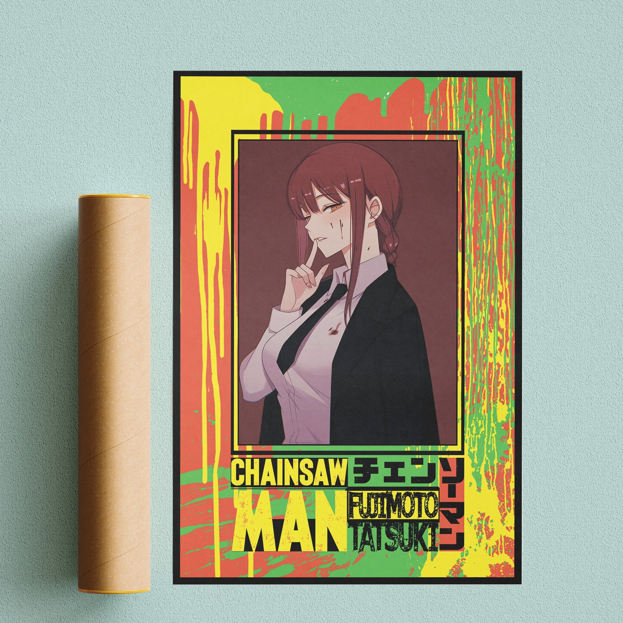 Chainsaw Man Poster Chainsaw Man Anime Poster Wall Decor Denji Makima Power Kobeni Poster Print Wall Art Chainsaw Man Anime Gifts Her Him-20