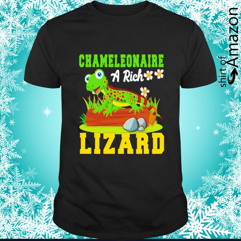 Chameleonaire a rich lizard shirt