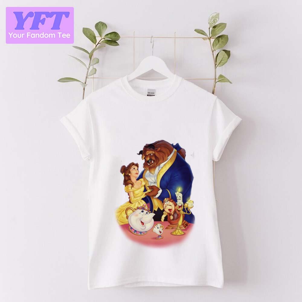 Characters In Beauty And The Beast Unisex T-Shirt