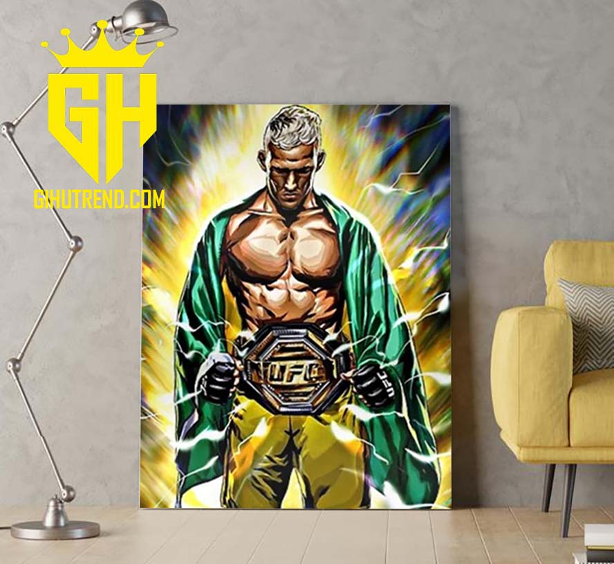 Charles Oliveira Winner 2022 UFC Lightweight Champion Poster Canvas