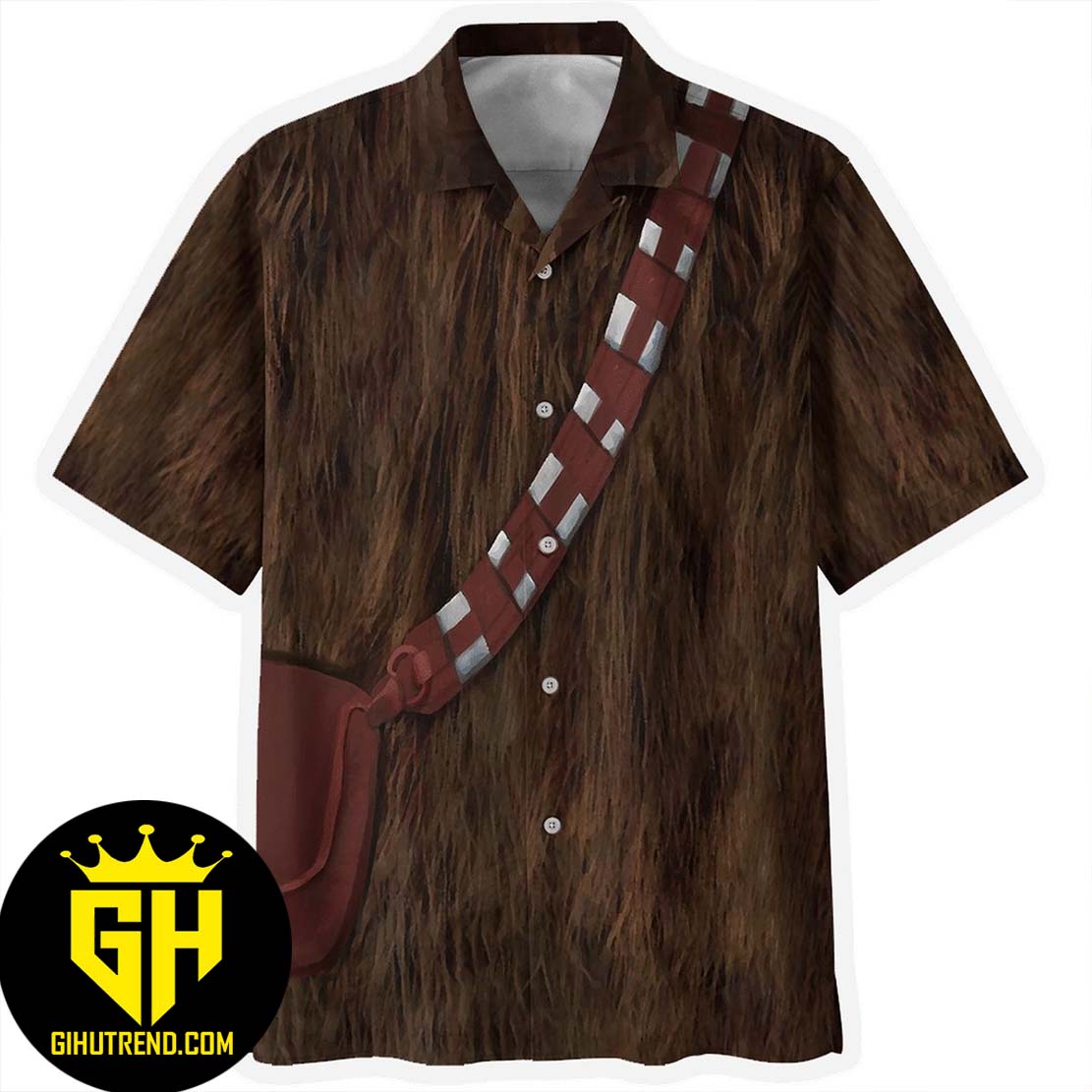 Chewbacca Cosplay Star Wars Hawaii Shirt