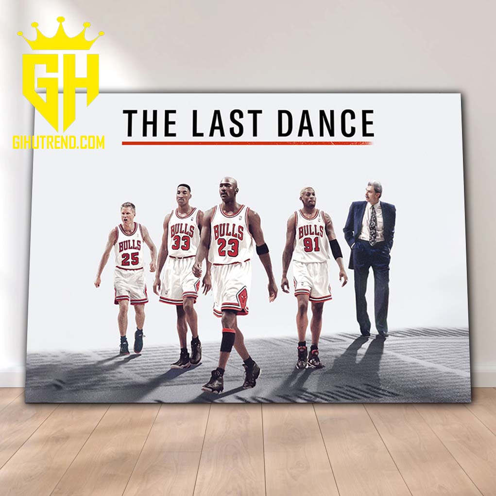 Chicago Bulls The Last Dance Poster Canvas