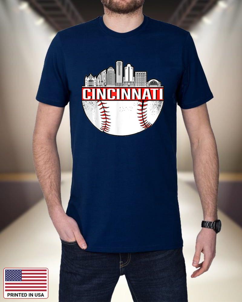 Cincinnati Skyline Baseball Vintage Cincinnati OH Baseball WGiT0