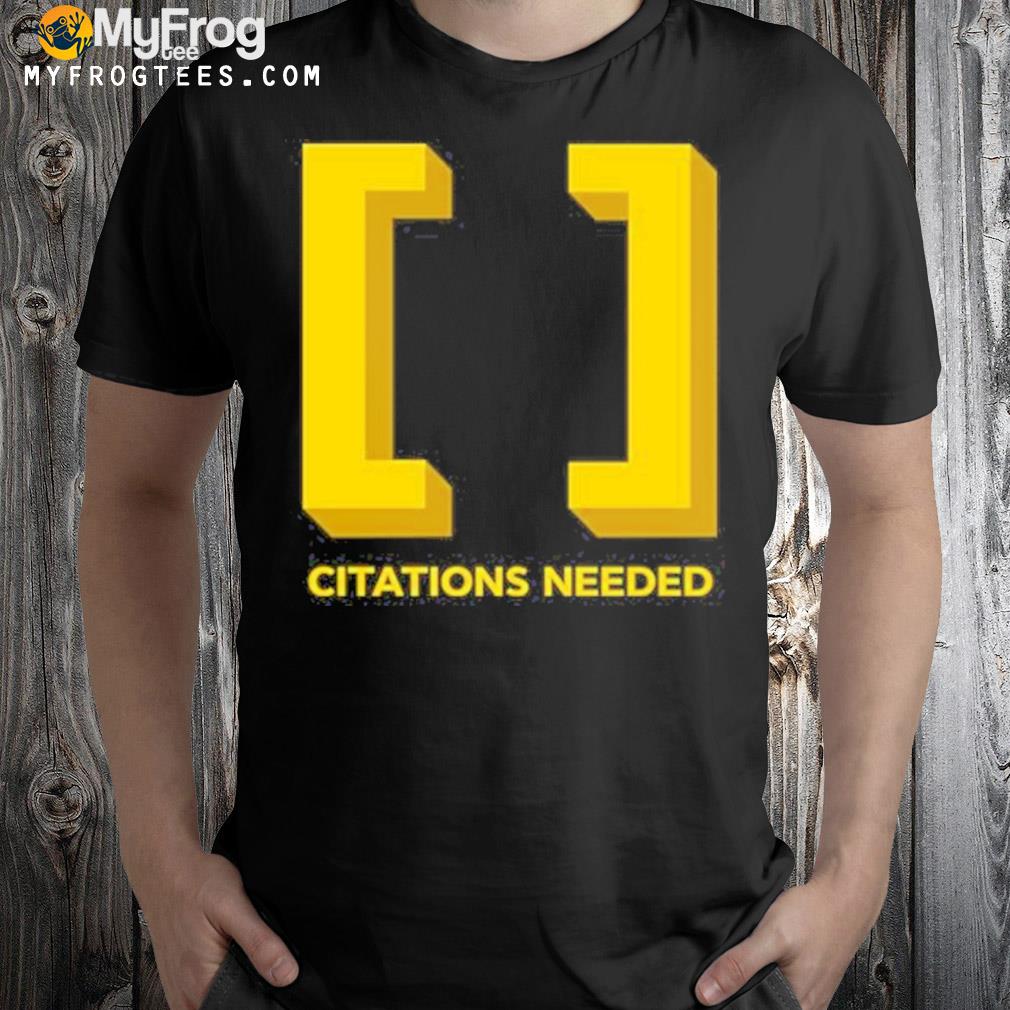 Citations Needed Logo Shirt