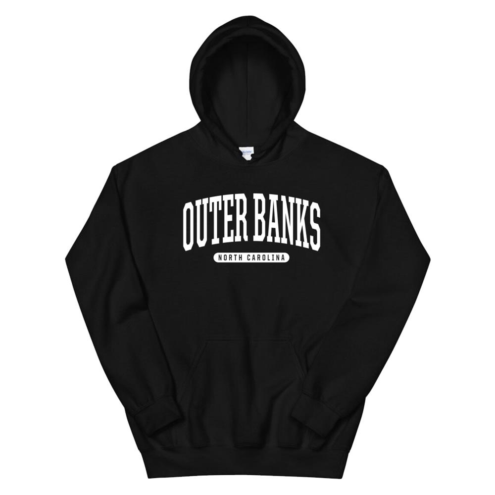 College Style Outer Banks North Carolina Souvenir Gift Hoodie