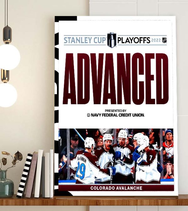Colorado Avalanche Champs 2022 Western Conference Champions go to Final Bound Stanley Cup Final Home Decor Poster Canvas