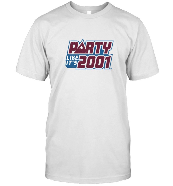 Colorado Hockey Party Like It’S 2001 Shirt