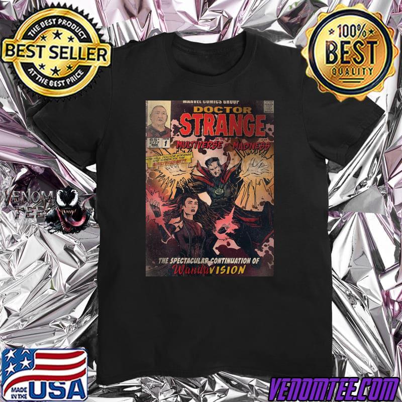 Comic dr strange and scarlet witch 2022 Marvel multiverse of madness shirt