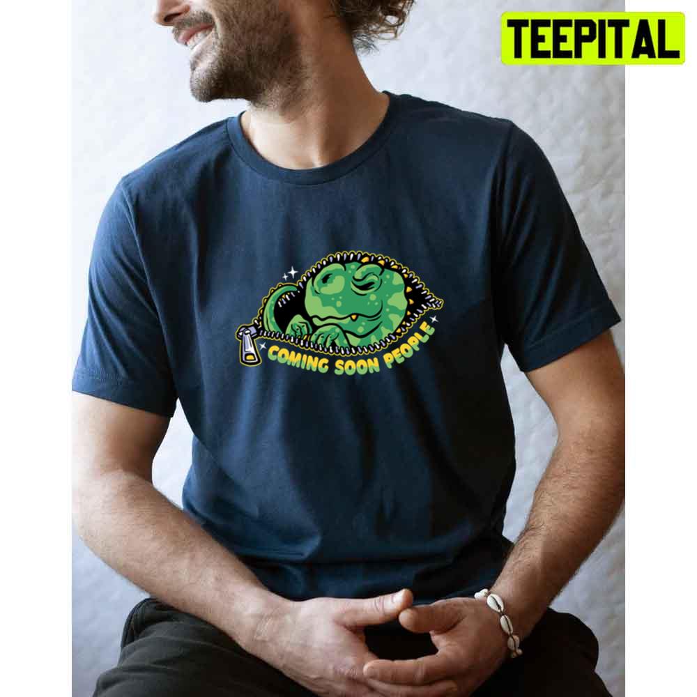 Coming Soon People Rex Zapper Jurassic World Dominion Unisex T-Shirt