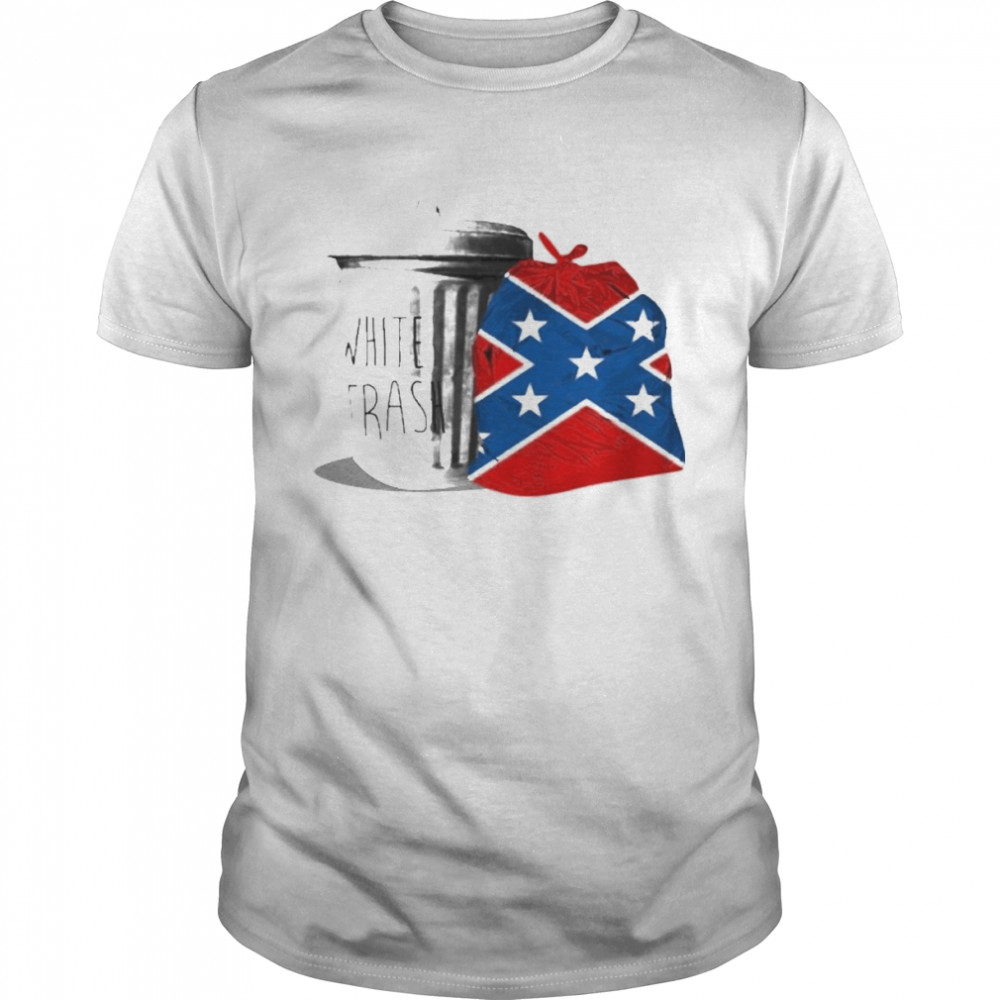Confederate Flag White Trash Shirt