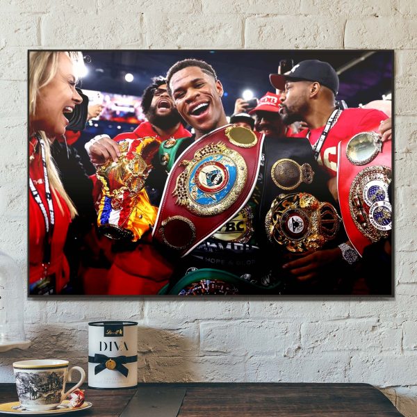 Congratulations Devin Haney Champs WBC Champions Home Decor Poster Canvas