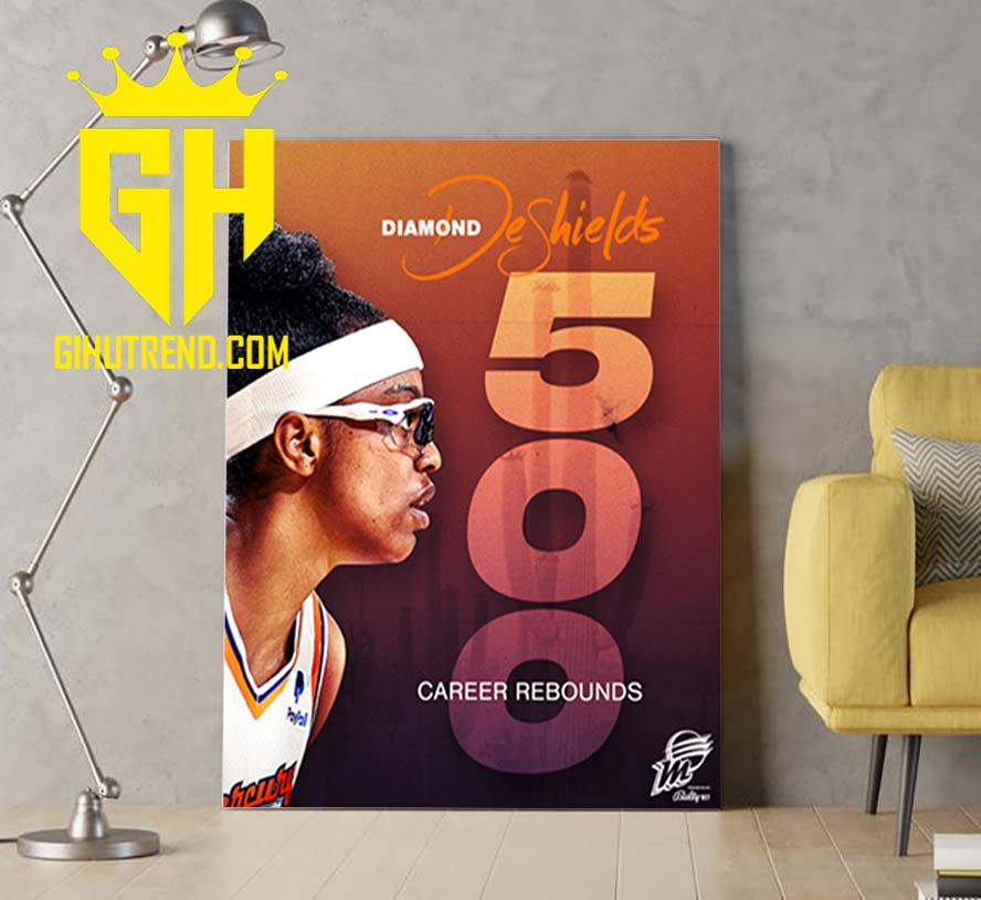 Congratulations Diamond DeShields 500 Career Rebounds Poster Canvas