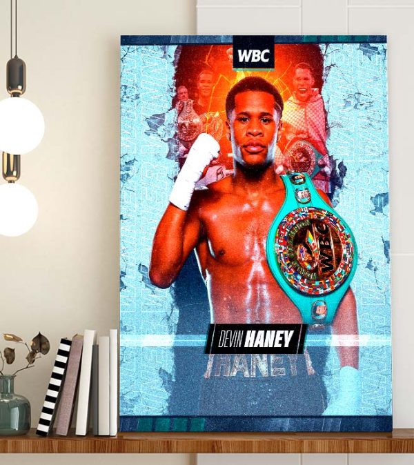 Congratulations WBC Champions Devin Haney Home Decor Poster Canvas