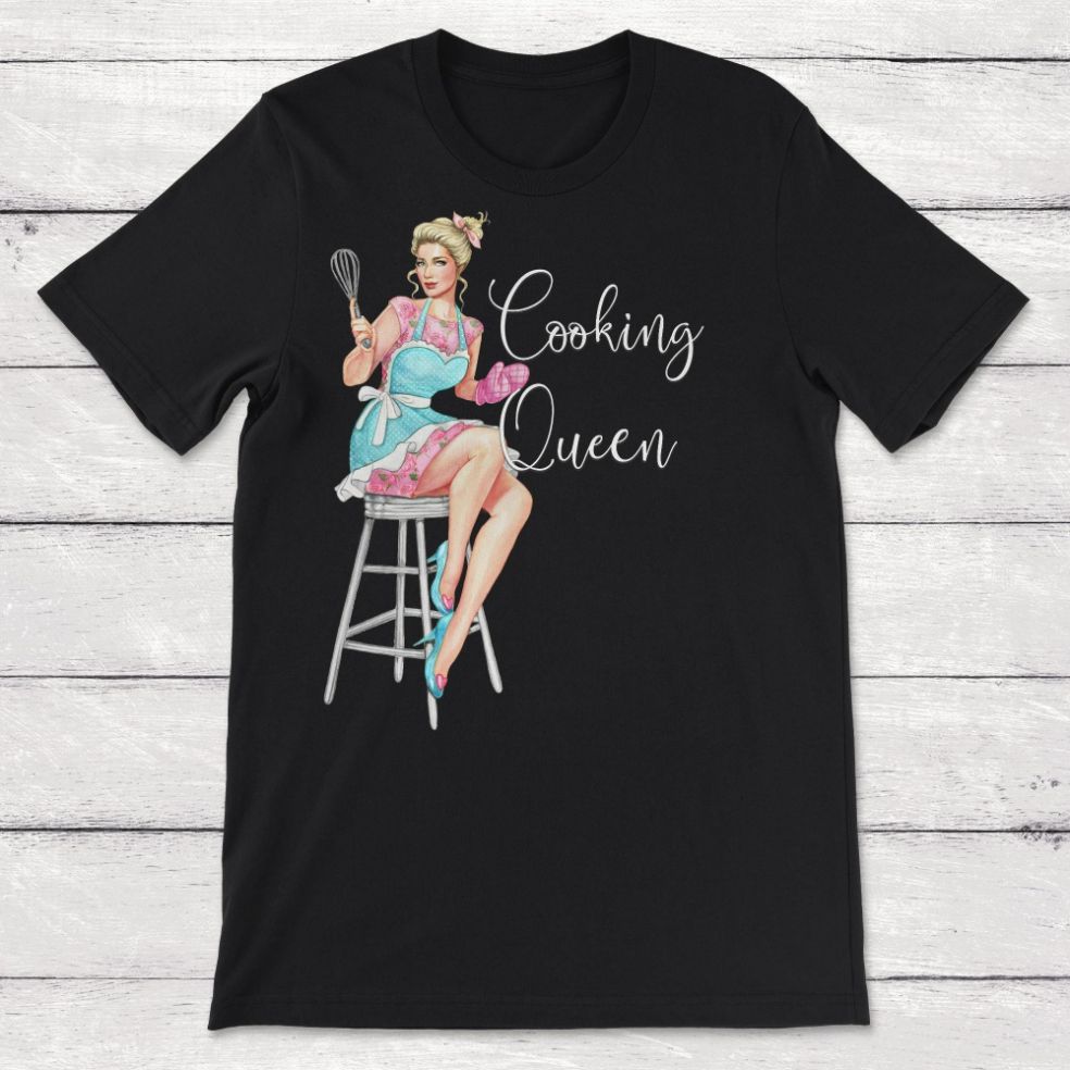 Cooking Queen Chef Home Cook Unisex T-Shirt