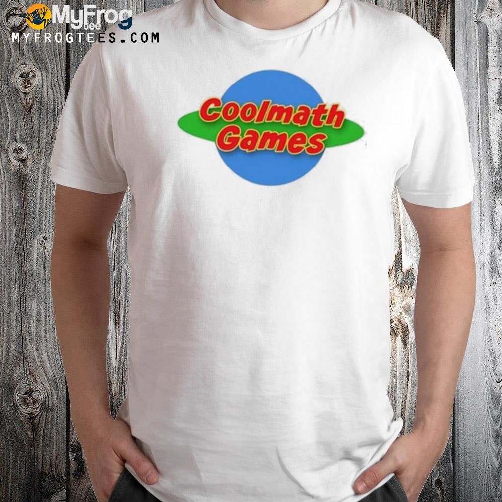 Coolmath planet logo shirt