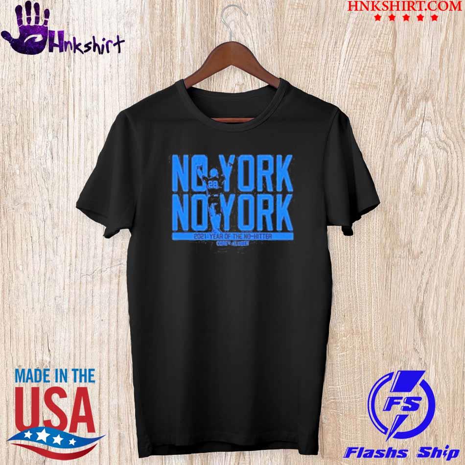 Corey Kluber no york no york 2021 year of the no-hitter shirt