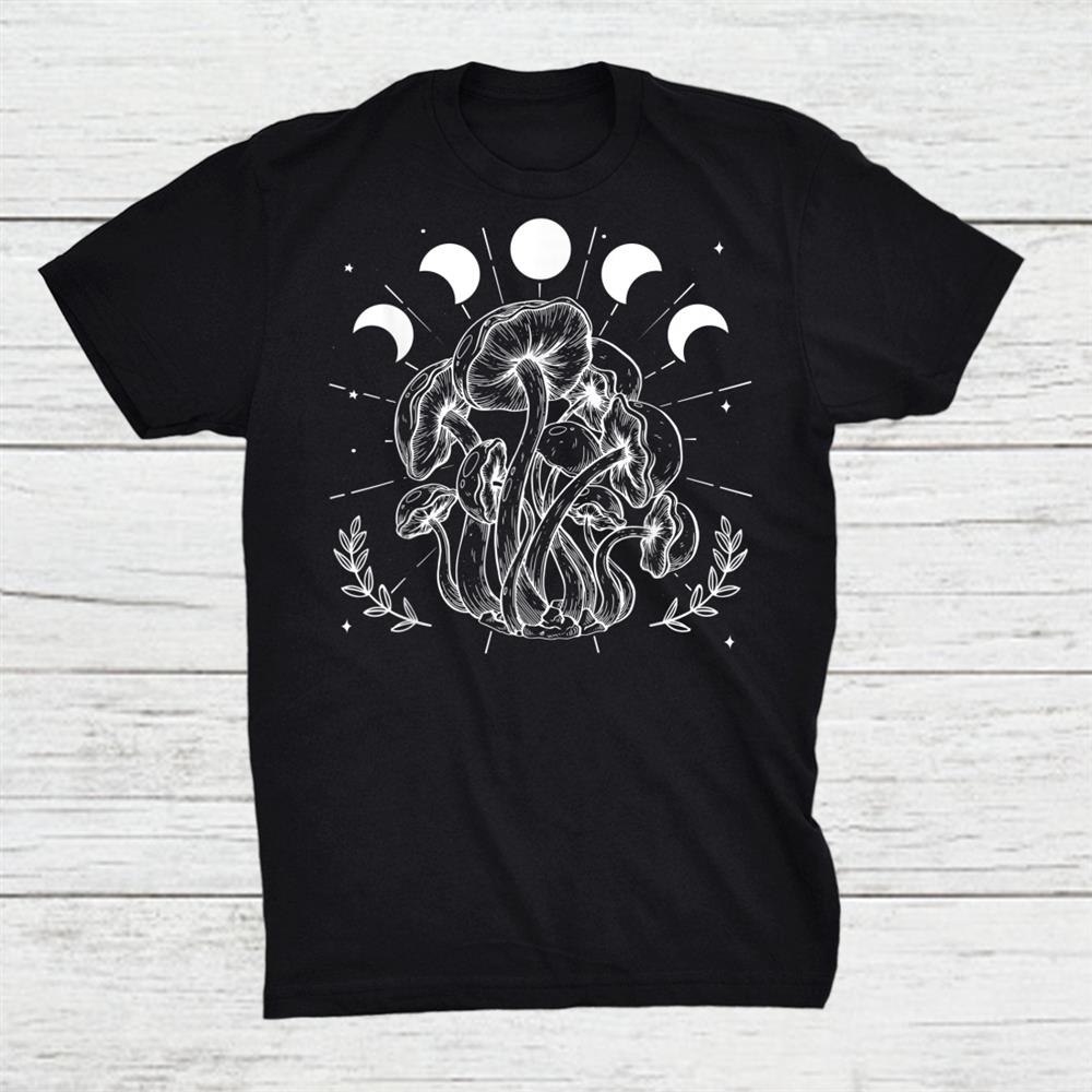 Cottage Core Mushroom Goblincore Aesthetic Dark Academia Shirt